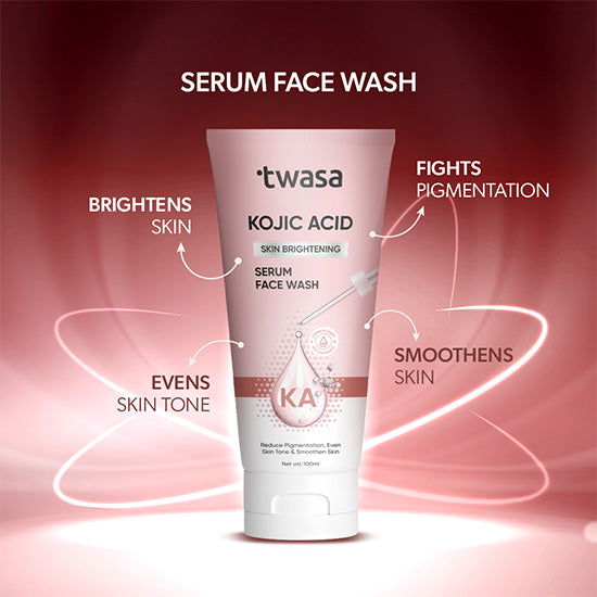 Facial cleanser with kojic acid – Twasa kojic acid facial cleanser for oily and acne-prone skin