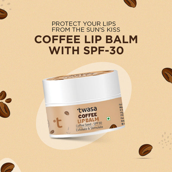 SPF coffee lip balm benefits