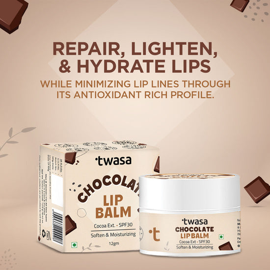 Non-Greasy Chocolate Lip Balm for Everyday Use