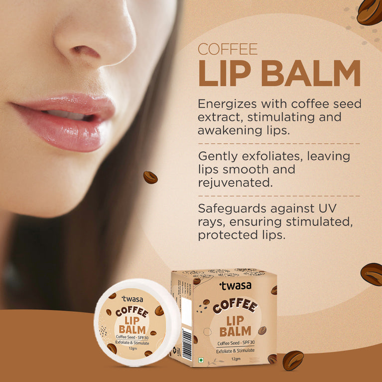 Best organic coffee-infused lip balm