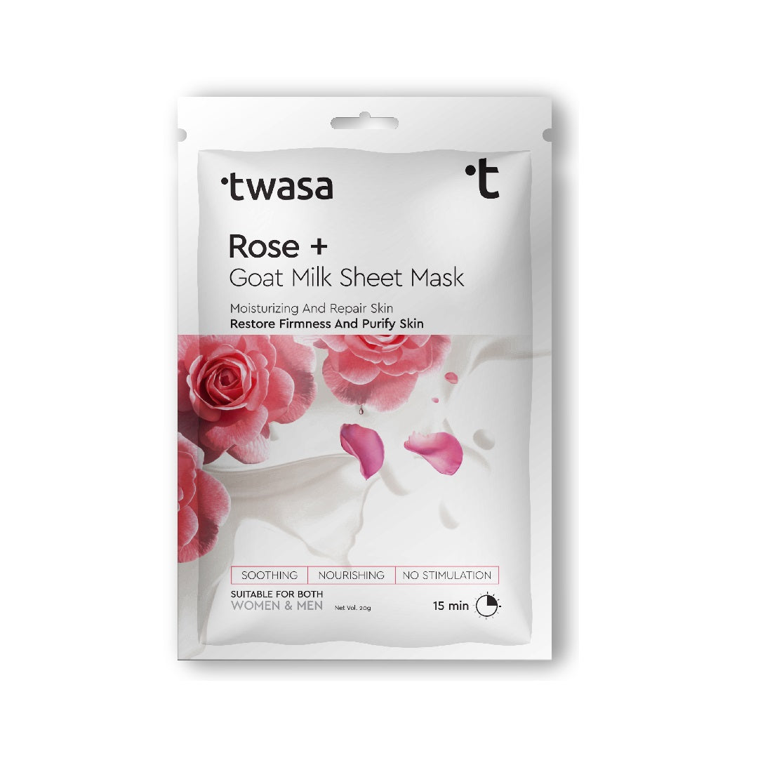 Buy Rose Face Sheet Mask Online in India | Shop Twasa Rose Sheet Mask ...