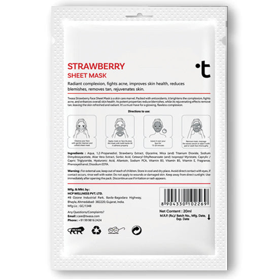 Natural Strawberry Sheet Mask