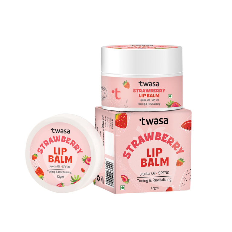 Twasa 100% Vegan Coffee Lip Balm: Nourishing Relief for Dry & Pigmented Lips | 12gm Size