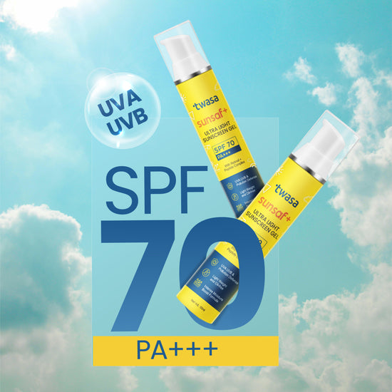 Introducing our SPF50 sunscreen gel, offering high-level protection against both UVA and UVB rays for peace of mind under the sun.