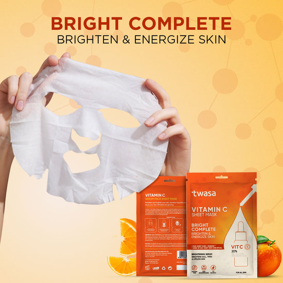 Top-rated vitamin C sheet mask reviews for a glowing complexion
