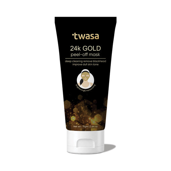 Twasa 24K Gold Peel Off Mask 75g for glowing-looking skin