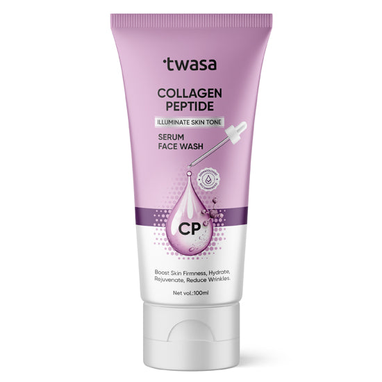Twasa collagen face wash for smoother and firmer skin