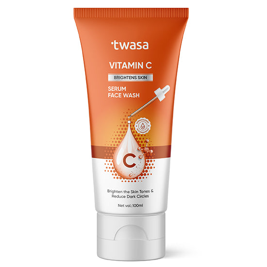 Twasa Vitamin C Serum Face Wash – Brightening facial cleanser for glowing and healthy skin
