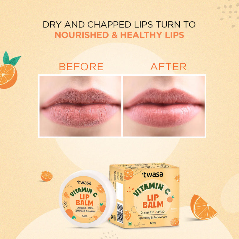 Vitamin C Lip Balm for Chapped Lips