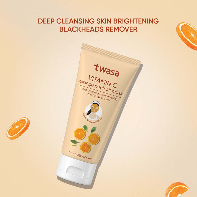 Vitamin C peel off mask benefits for pores, dark spots and dull skin