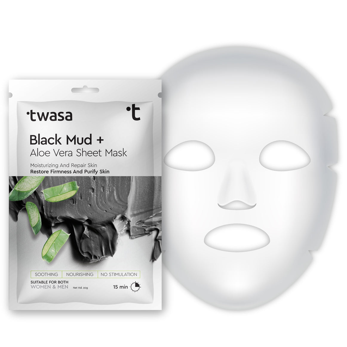 Buy Black Mud Face Sheet Mask Online at Low Price in India