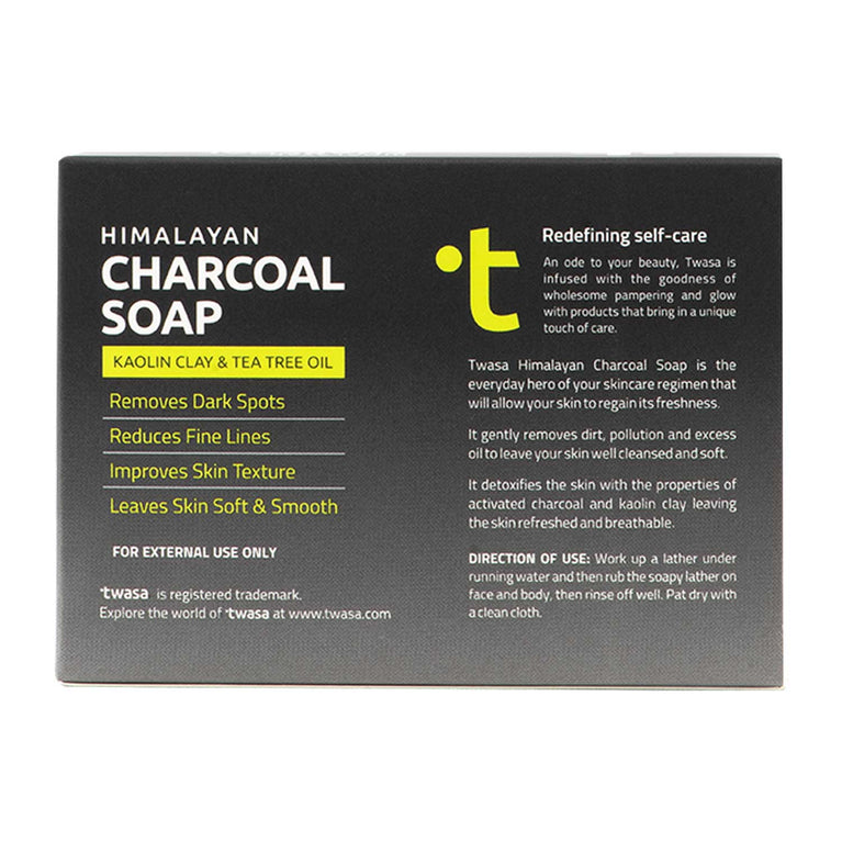 Handcrafted activated charcoal soap for sensitive skin