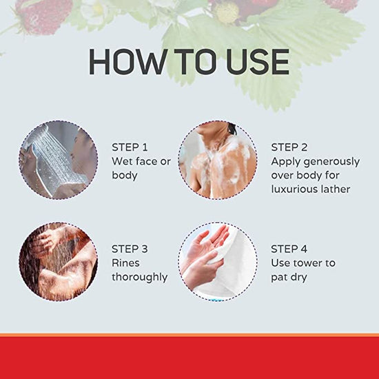 Organic strawberry soap for sensitive skin