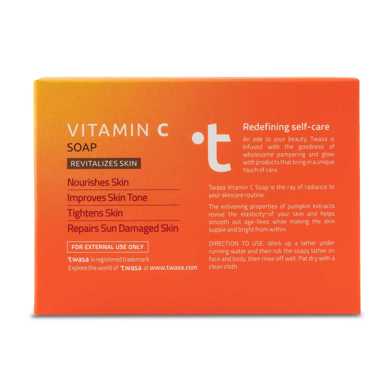 Vegan vitamin C soap for sensitive skin
