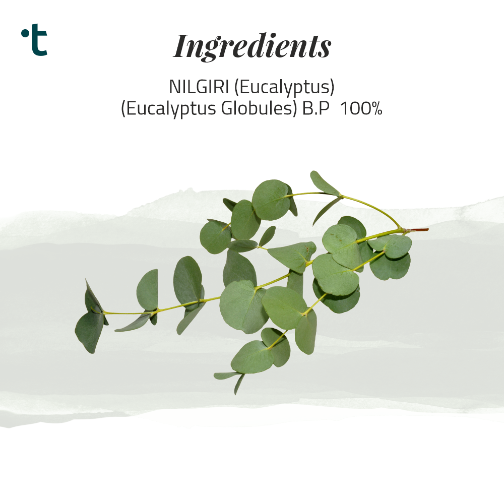Buy Eucalyptus Oil, 100 Pure Eucalyptus Oil Nilgiri Taila Online in