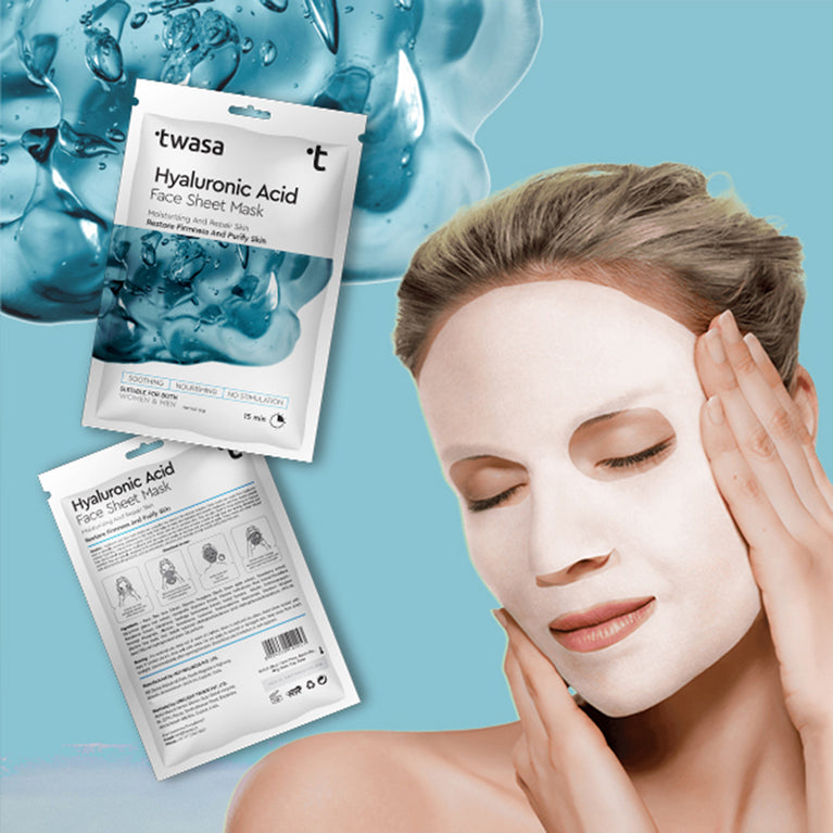 hyaluronic acid face sheet mask