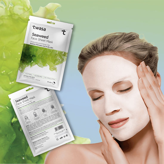 seaweed face sheet mask