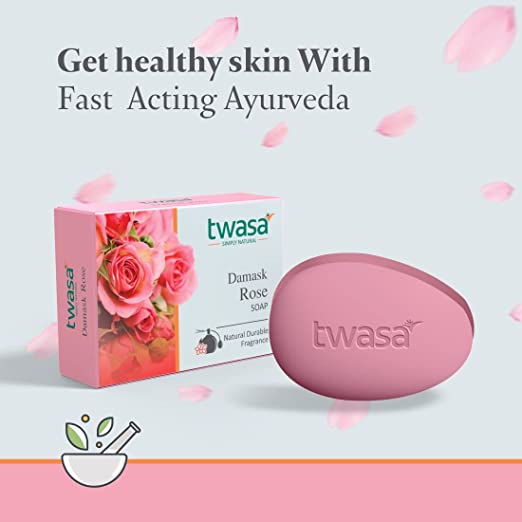 twasa natural rose soap for skin whitening